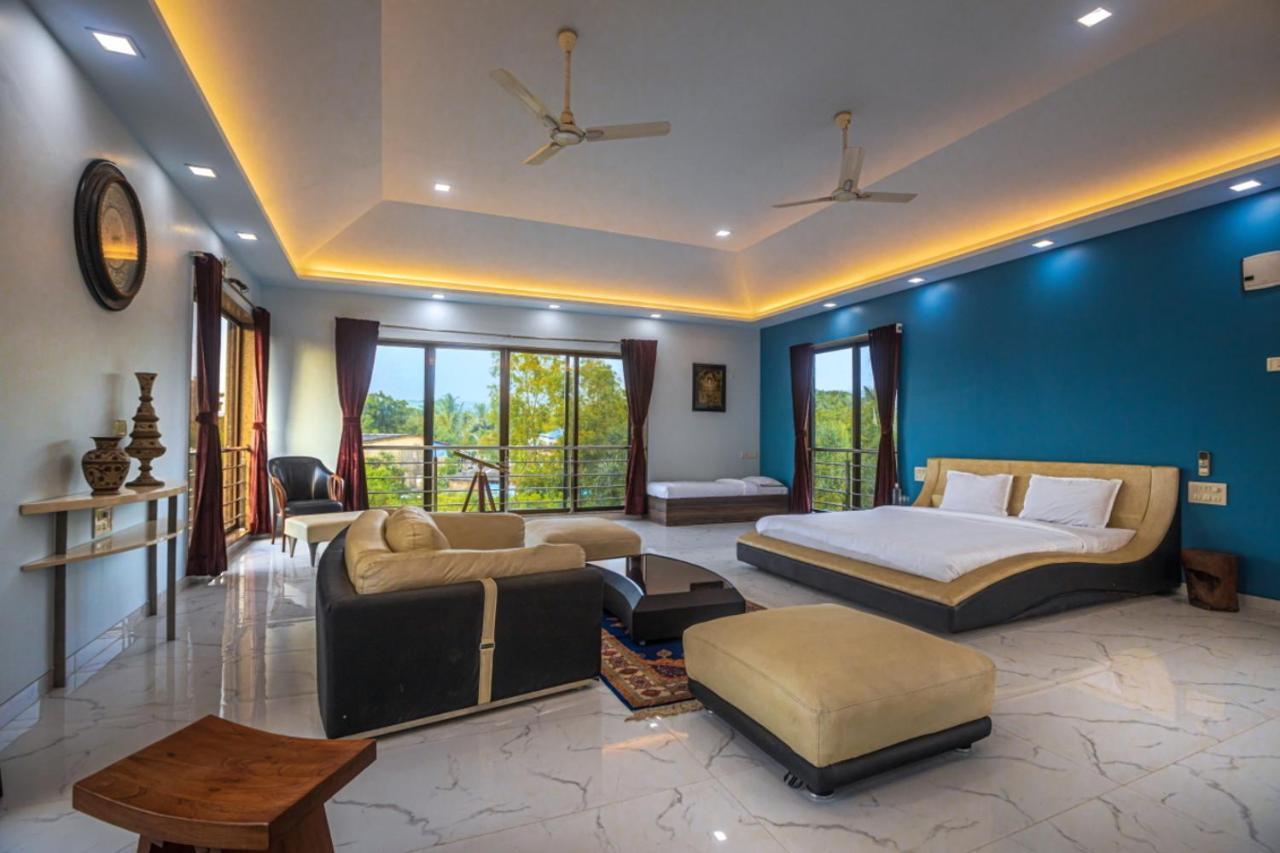 Saffronstays Aura, Alibaug - Luxury Pool Villa With A Game Room And Spacious Lawn Alībāg Buitenkant foto